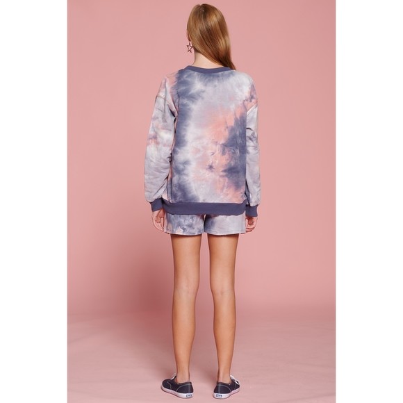 Tie-dye Printed Jersey Shorts - Picture 5 of 8